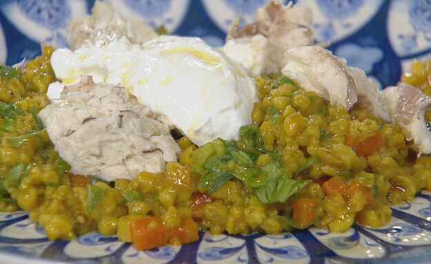 תבשיל פריקי ונתחי דג ברוטב יוגורט באפלו מתובל