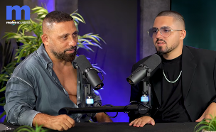 אשר ונהוראי בן עוז (צילום: מתוך מדברים פתוח עם אשר בן עוז ו-PodcaStudio - פודקאסטודיו)