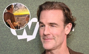 ג'יימס ואן דר ביק (צילום: Michael Tullberg/Getty Images | בעיגול: stacykeibler)