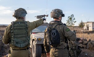 כוחות חטיבת 'חוד החנית' (55) בסוריה  (צילום: דובר צה"ל)