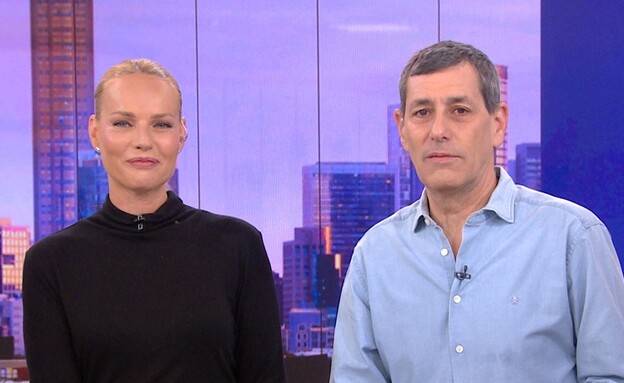 יואב לימור, גלית גוטמן (צילום: מתוך "שישי בבוקר", קשת 12)