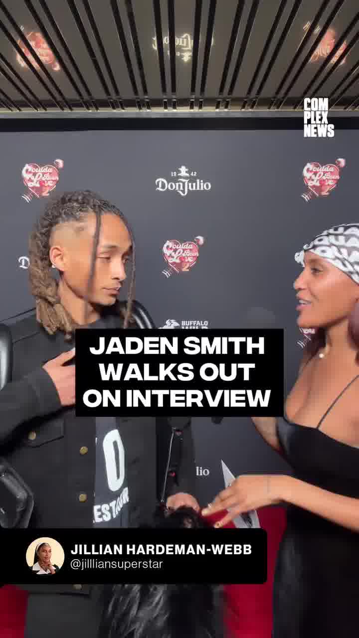 אחורה פנה: ג'יידן סמית' מפוצץ ראיון מול המצלמות