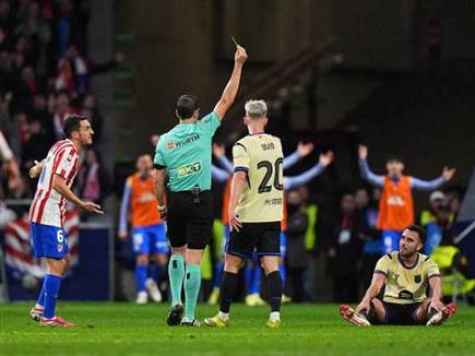 הותיר את בארסה בעשרה שחקנים בדקות הסיום. גארסיה (GETTY)