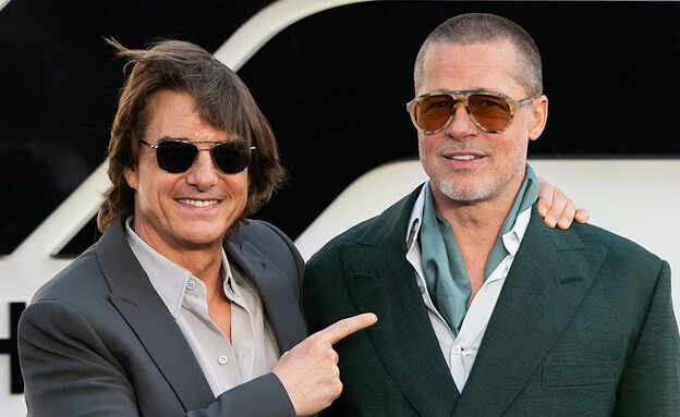 טום קרוז ובראד פיט (צילום: Samir Hussein/WireImage) טום קרוז ובראד פיט (צילום: Samir Hussein/WireImage)