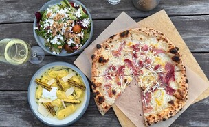 ארוחה איטלקית מעולה בלב קיבוץ. לה לונה (צילום: לין לוי, mako אוכל)