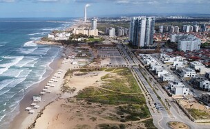 חוף הים ליד חדרה (צילום: עיריית חדרה)