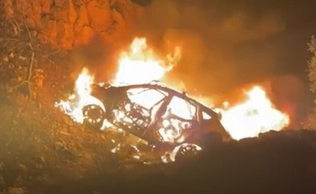 זירת התקיפה בין ביירות לדמשק