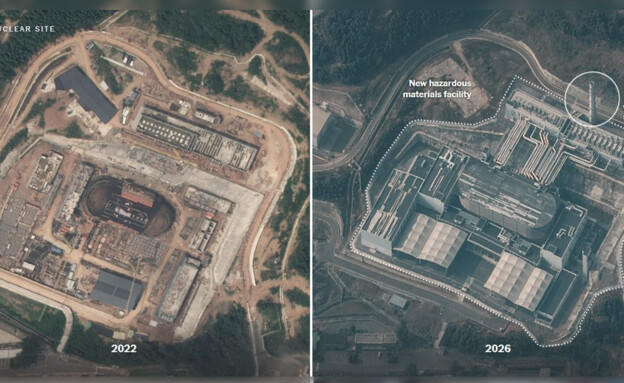 צילומי לוויין חושפים: זינוק בפיתוח תוכנית הגרעין ש (צילום: מתוך ה-New York Times)