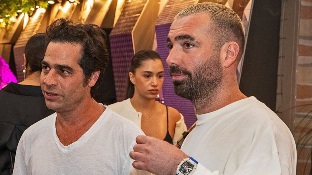 עומר אדם ואביב גפן בהשקה של רואי אדם