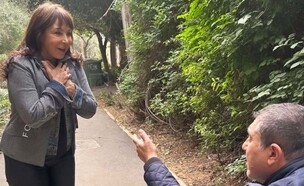 הצעת הנישואים של יהודה אליאס לחני נחמיאס (צילום: אינסטגרם)