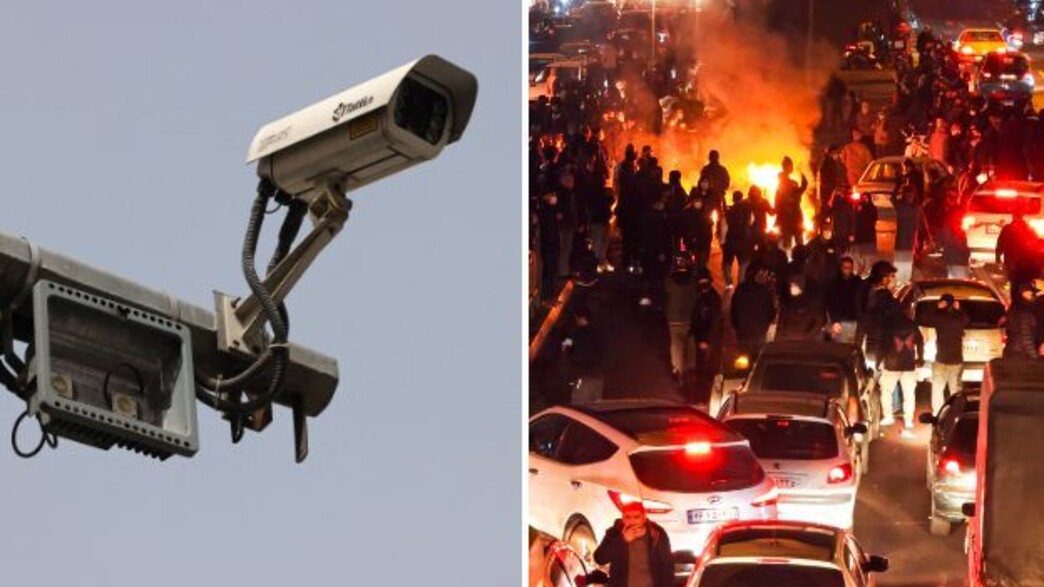 הפגנות באיראן, מצלמה ברחוב בטהרן