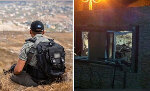 לוחפם מג"ב הציל ילד משריפה 