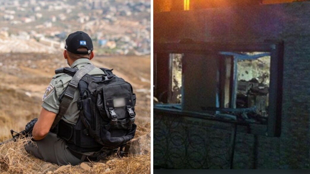 לוחפם מג"ב הציל ילד משריפה 