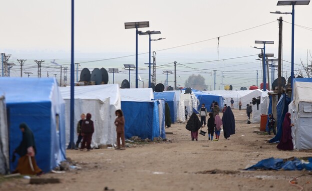 מחנה רוג' של מקושרי דאעש בסוריה