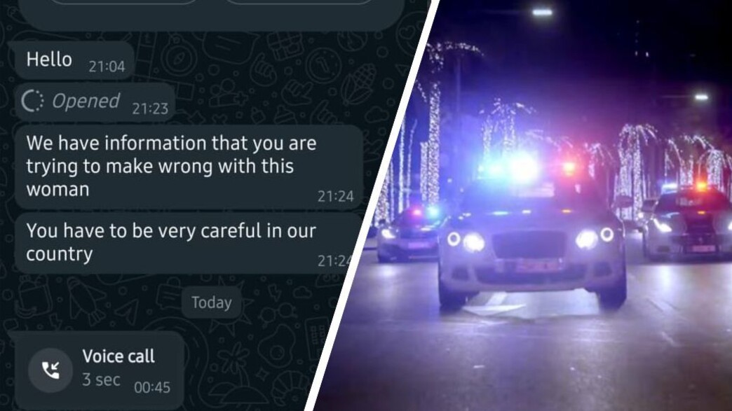 הודעות שכתב מייקל גרינברג, משטרת דובאי