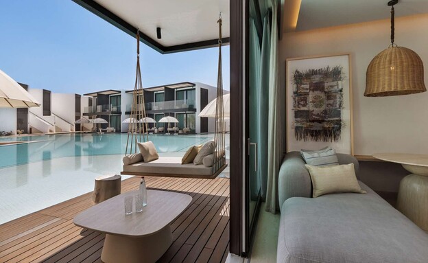 בריכה, מלון קיימא (צילום: אסף פינצ'וק)