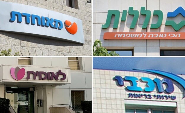 כללית, מכבי, לאומית, מאוחדת כללית, מכבי, לאומית, מאוחדת