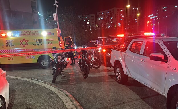 זירת הרצח הכפול בחיפה