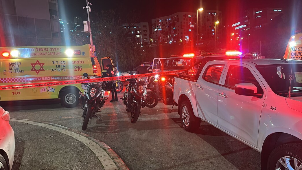 זירת הרצח הכפול בחיפה