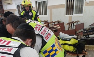 הזירה בביתר עילית (צילום: צוות הצלה)