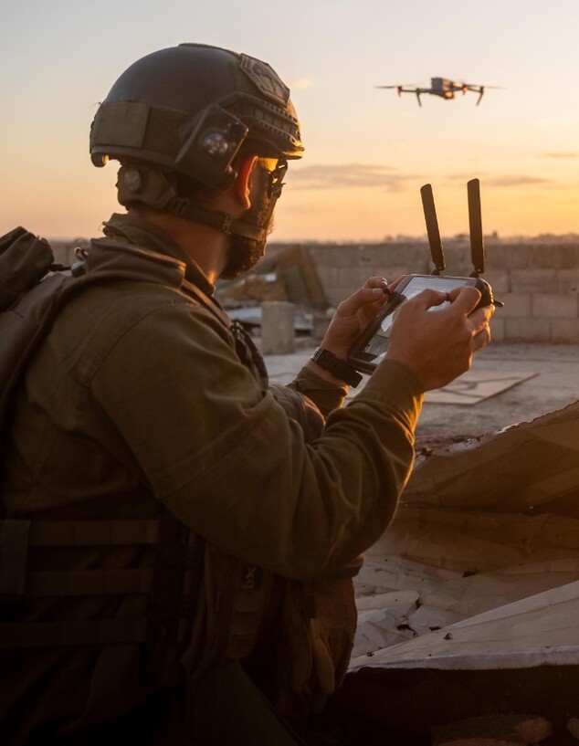 שימוש ברחפנים על ידי כוחות צה"ל בגזרות הלחימה