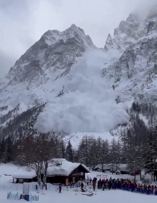 מפולת שלגים באיטליה