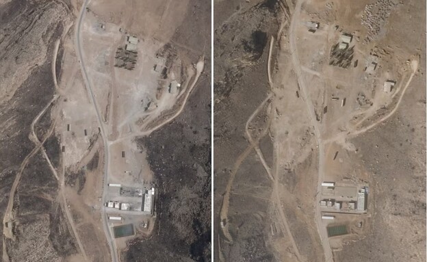 תמונות הלוויין מהמתקן בשיראז