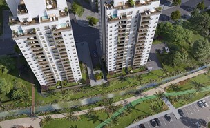 המתחם ברחוב האלון ביבנה (הדמיה: OLIN)