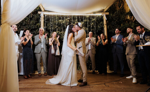 החתונה של תומי ויואב (צילום: שני רייך, כלות אורבניות)