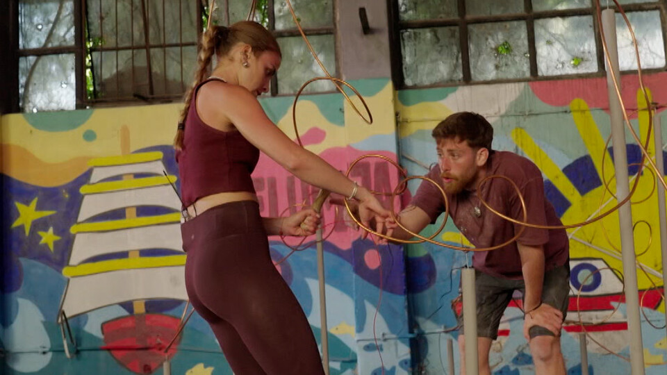 מיטב זיו, רון הורוביץ (צילום: מתוך "המירוץ למיליון", קשת 12)