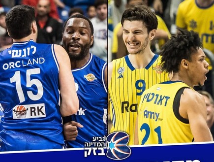 מכבי תל אביב נגד בני הרצליה (צילום: איגוד הכדורסל)