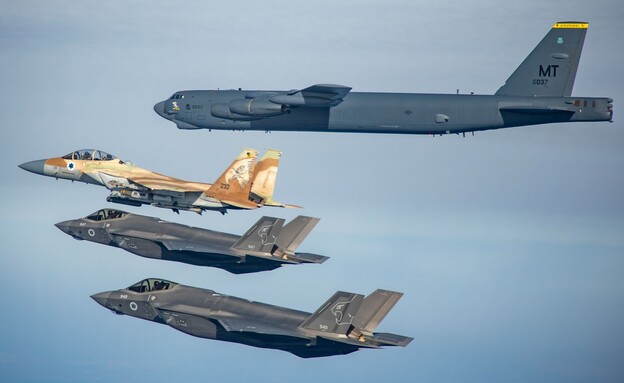 המטוסים בפעולה (צילום: דובר צה"ל)