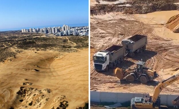 כריית חול בלתי חוקית