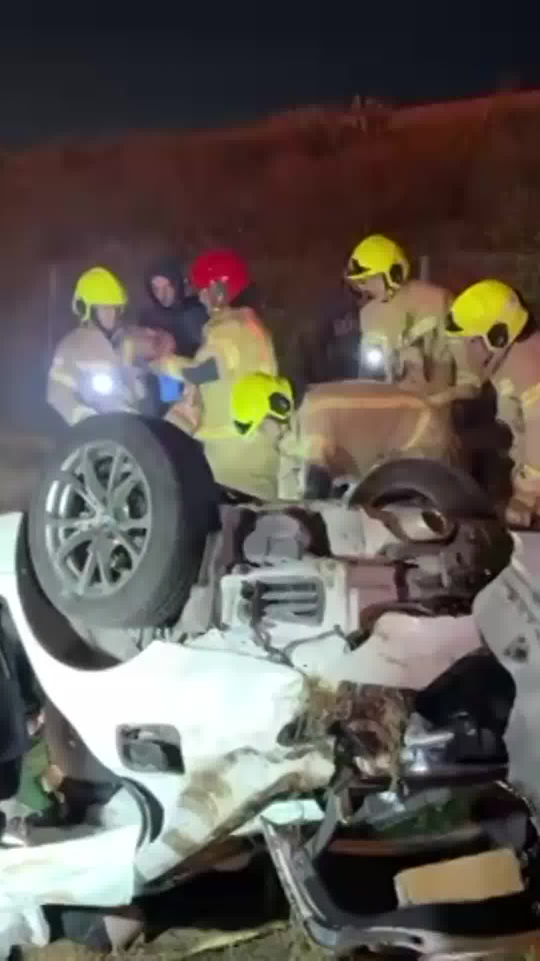 שני גברים נהרגו ושניים נוספים נפצעו קשה ברכב שהדרדר לוואדי בכביש 6 סמוך לטייבה