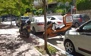 זירת הדקירה ברמת גן (צילום: איחוד הצלה)