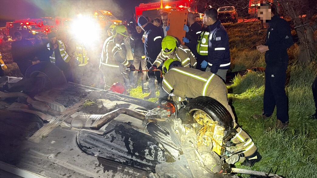 שני גברים כבני 35 נהרגו בהידרדרות רכב לוואדי בכביש 6 סמוך לטייבה