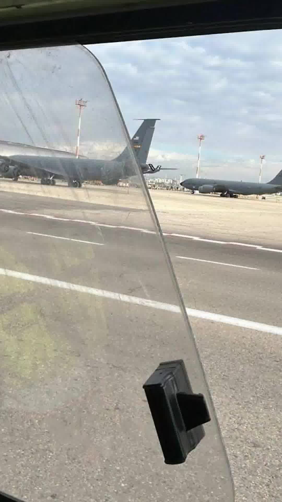 מטוסי תדלוק של צבא ארצות הברית נחתו בנתב"ג