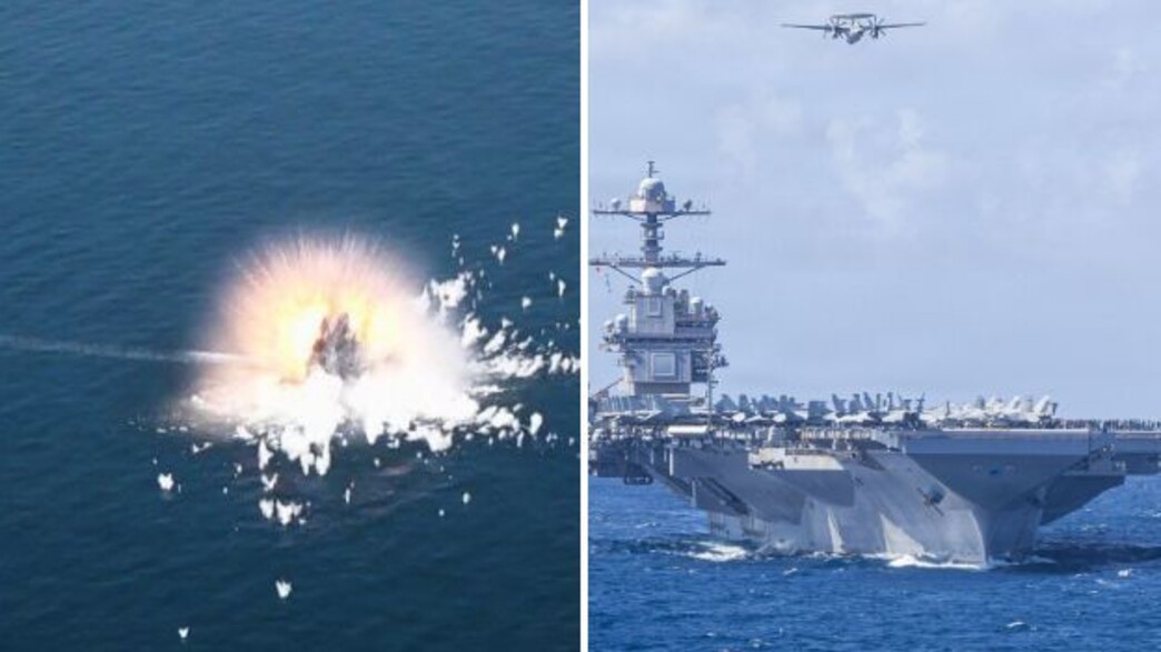 הכי הרבה מאז וייטנאם: השיא של נושאת המטוסים שנשלחה לאיראן