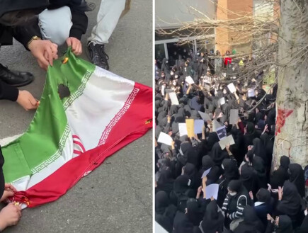 ארה"ב מפנה עובדים מלבנון; לאור יום: הסלמה במחאות באיראן