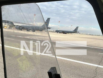 תיעוד מנתב"ג: מטוסים של צבא ארה"ב נחתו בישראל