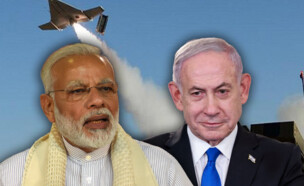 ראש הממשלה נתניהו, ראש ממשלת הודו נרנדרה מודי (צילום: התעשייה האווירית, Reuters)
