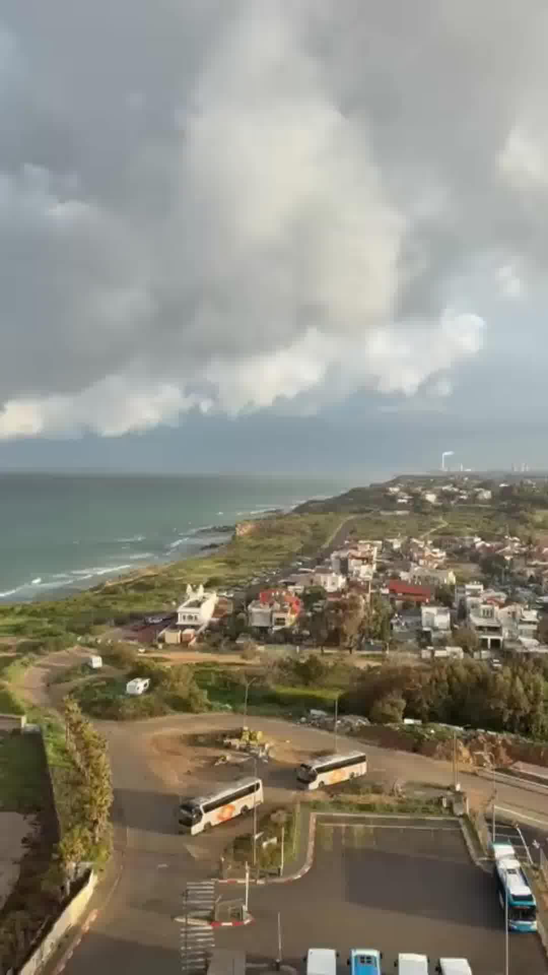 תיעוד מרהיב נוסף של הקשת הבוקר בצפון נתניה