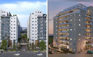 פרויקט love בירוקה, בניין פלקס בפרויקט גבעת אלונים של שרביב (הדמיה: VIEWPOINT, אלכס לובימוב)