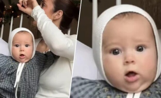 אבא הרים תינוקת 