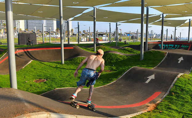 פאמפ פארק במתחם מרכז הספורט הימי בתל אביב פאמפ פארק במתחם מרכז הספורט הימי בתל אביב