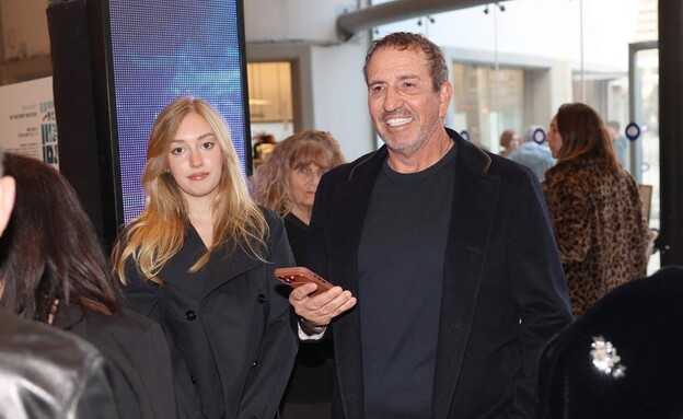 אייל וולדמן ובת זוגו מאיה (צילום: אור גפן)