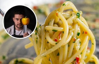 פסטה אליו אה אוליו. בן שי (צילום: בן שי)