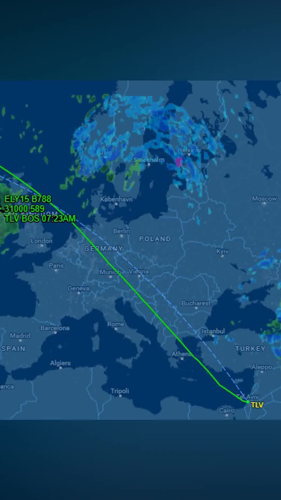 טיסה של אל על לבוסטון הוסתה לנחיתה בלונדון בשל תקלה טכנית