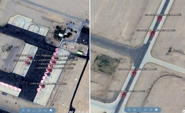 מטוסי F-22 על מסלול ההמראה בבסיס עובדה