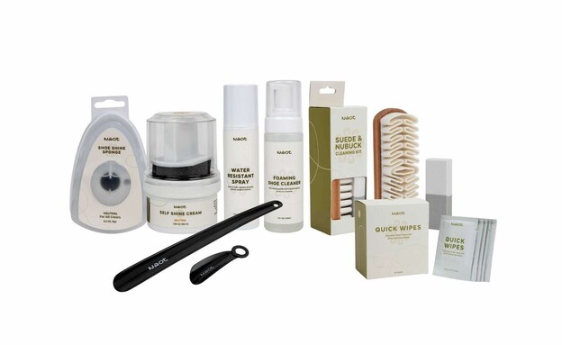 סדרת מוצרי טיפוח והגנה על נעליים של נאות 